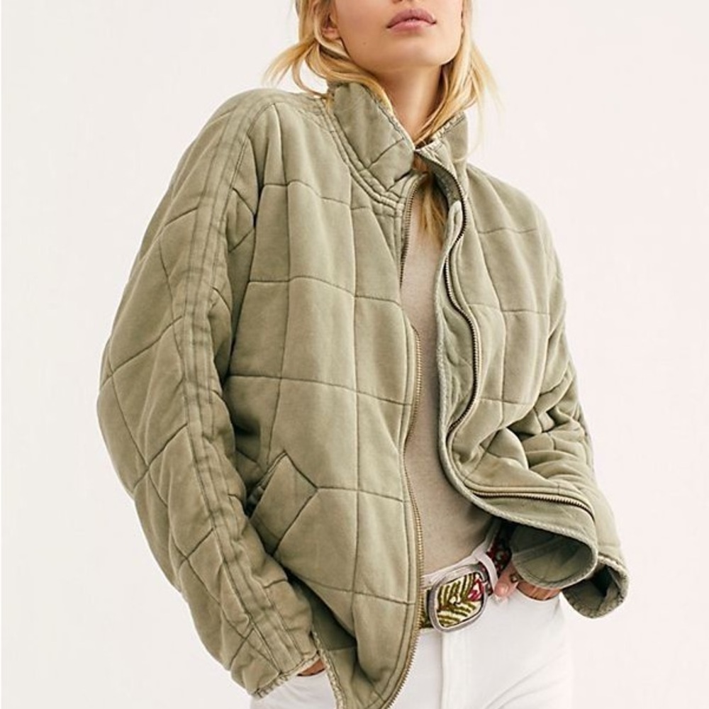 Free people Dolman quilted jacket